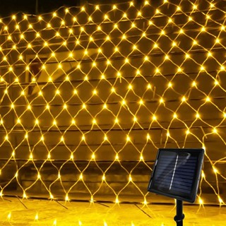 1.5X1.5M 3x2M LED ตาข่าย Fairy String ไฟ Garland ผ้าม่านคริสมาสต์เทพนิยายไฟงานแต่งงาน Garland แสง