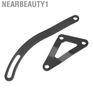 Nearbeauty1 Alternator Brackets Pre Drilled Water Pump Alternator Bracket Kit Black Practical for Automotive