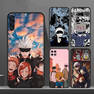 เคสโทรศัพท์ซิลิโคน แบบนิ่ม ลายอนิเมะ Jujutsu Kaisen Gojo Satoru สําหรับ Samsung Galaxy A10 A10S A20 A20S A30 A21 A40S A50S A30S