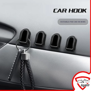 4PCS รถ Hook Organizer Dashboard Hook Auto Fastener คลิปสําหรับสาย Usb หูฟัง Key Storage Self กาว Wall Hook