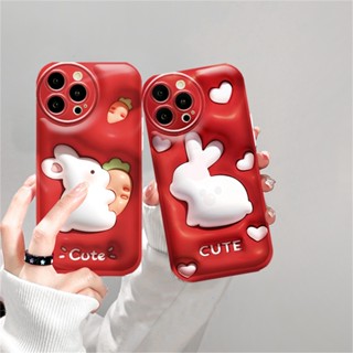 เคสโทรศัพท์มือถือ TPU ลายกระต่ายน่ารัก สําหรับ realme C55 10 4G C35 C33 C31 realme C15 C12 C25S C11 C20 realme 5 5i 6i C3 8i C11 2021 C21Y C25Y