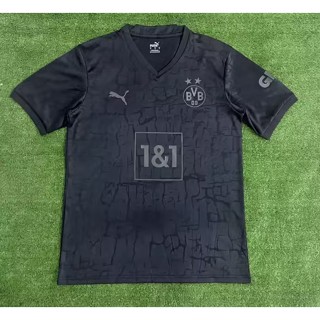 [Fans] 2324 ใหม่ เสื้อยืดแขนสั้น ลายทีมชาติฟุตบอลเยอรมัน สีดํา พรีเมี่ยม