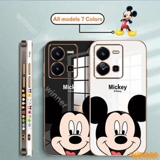 เคส vivo Y35 Y81 Y81i Y91C Y30(4G) Y50 Y30i Y77 5G Y71T V21E Y79 V7Plus โทรศัพท์มือถือแบบนิ่ม ลายดิสนีย์ มิกกี้เมาส์ 31AMQ สําหรับ