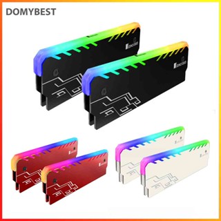 ❤ Domybest Jonsbo RGB RAM ฮีตซิงก์ DDR DDR3 DDR4 หน่วยความจําระบายความร้อนฮีตซิงก์สําหรับเดสก์ท็อปพีซีคอมพิวเตอร์เกมมิ่ง Overclocking