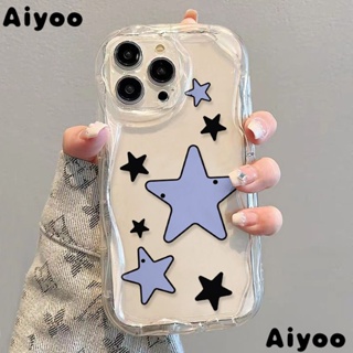 ✅เคสป้องกันโทรศัพท์มือถือใส แบบนิ่ม ลายดาว กันกระแทก สําหรับ Apple iPhone 14 13promax 12 11 7 8p Xs Xr