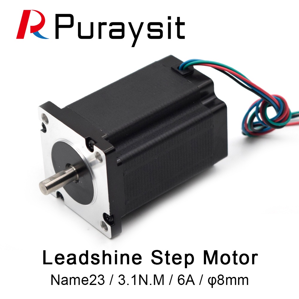 SZ Puraysit Leadshine Stepper Motor D57CM31 3.1Nm 2-Phase NEMA23 Stepper Motor 6A เฟสปัจจุบัน