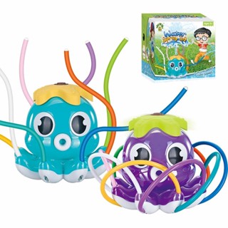 Outdoor Water Spray Octopus Play Water Toy Sprinkle Water Octopus Model Childrens Toys