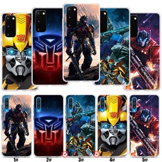 Lii99 เคสโทรศัพท์มือถือแบบใส ลายหม้อแปลง Optimus Prime สําหรับ Samsung Galaxy A02 M02 A5 A6 A7 A8 A9 A10 A10S A12 Plus