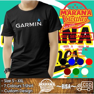 Garmin Fishing T-Shirt Logo Distro Shirt | Kaos Mancing Garmin Logo Baju Distro_01