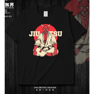 เสื้อยืดแขนสั้น พิมพ์ลาย Brazil Jiu-Jitsu Illustration Jiu-Jitsu แบบสร้างสรรค์ สไตล์ญี่ปุ่น