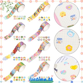 Lontime เทปกาวสติ๊กเกอร์ Diy สําหรับติดตกแต่งสมุดไดอารี่