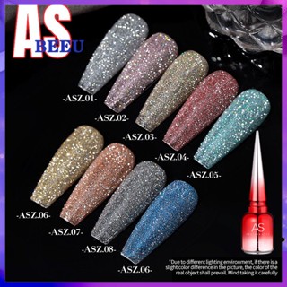 สีทาเล็บเจล กลิตเตอร์ เลื่อม สีทาเล็บ AS สีทาเล็บลูกแก้ว สีทาเล็บเจลลูกแก้วสีทาเล็บเจลยกเซต สีทาเล็บกึ่งเจล เซตสีทาเล็บเจล 9เฉดสี ยาทาเล็บเจล สีแฟลช สีเจลแฟลช Flash Gel Polish วิ๊ง เล่นไฟ 15ml