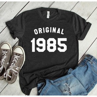 1985 Birthday Funny Gifts Women T Shirt Party Harajuku Clothing Cotton Funny Tshirt Letter Women T-shirt_03