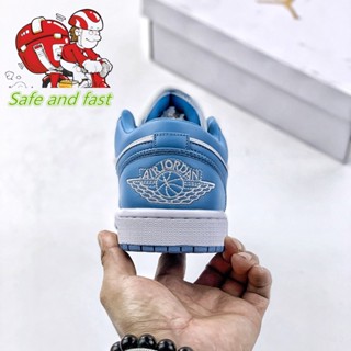 Sh230308 Air AFS 1 Low-top รองเท้ากีฬา รองเท้าบาสเก็ตบอล ยืดหยุ่น สวมใส่สบาย สีฟ้า