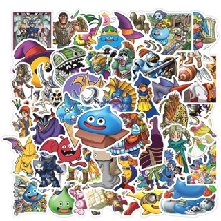 สติกเกอร์ PVC กันน้ํา ลาย Dragon Quest Video Game 50 ชิ้น