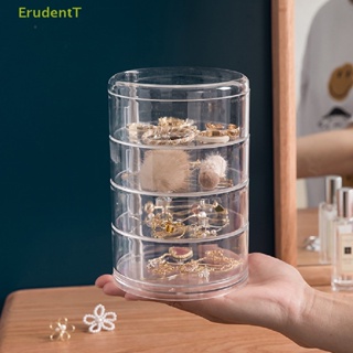 [ErudentT] กล่องพลาสติกใส 2 3 4 5 ชั้น กันฝุ่น สําหรับเก็บเครื่องประดับ สร้อยข้อมือ ต่างหู [ใหม่]