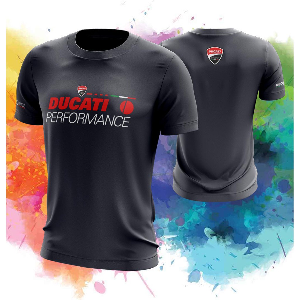 Ducati เสื้อยืด คอกลม แขนสั้น ระบายอากาศ แฟชั่นสําหรับผู้ชาย