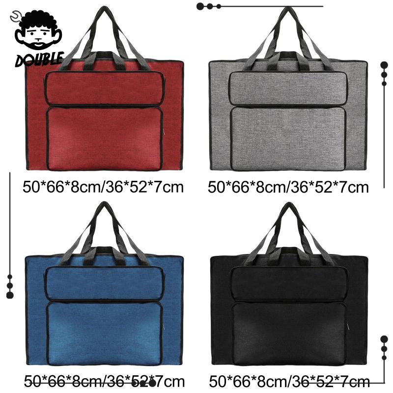 [ Art Case Art Supplies with Outer Pockets and Handle for Traveling