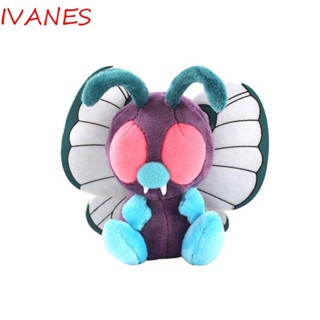 IVANES Cute Butterfree Plush Doll 12cm ButterFly Pokemon Plush Toys Christmas Gift for Childrens Collection Cartoon Japanese Anime Anime Doll Stuffed Toy