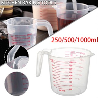 Plastic Measuring Cup Plastic Jug Baking Kitchen Tool Clear Stackable Cups