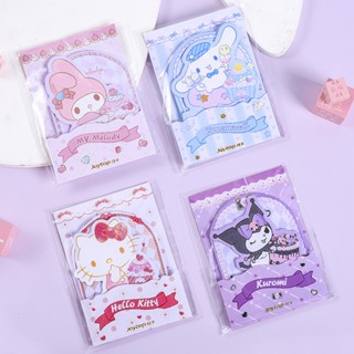 Sanrio กระดาษโน้ตมีกาว ลาย Kuromi Cinnamoroll เครื่องเขียน 45 แผ่น