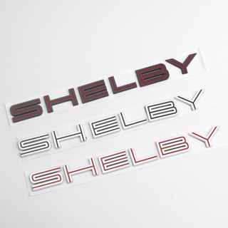 สติกเกอร์โลโก้ SHELBY สําหรับ Ford Mustang SHELBY Front Cover Badge Cobra GT