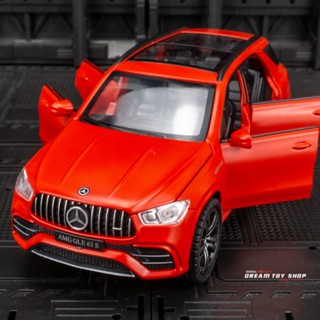 [Boxed] โมเดลรถยนต์ 1: 32 Mercedes-Benz SUV 1:32 แบบโลหะ เปิดได้ ของเล่นสําหรับเด็กผู้ชาย