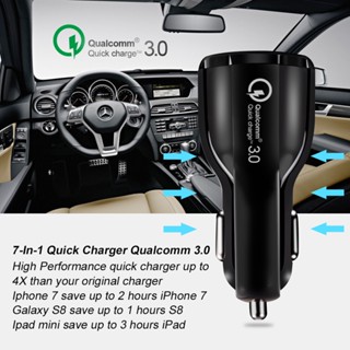 อุปกรณ์รถยนต์ ที่ชาร์จในรถ Quick Charge 3.0 USB Car Charger 2 ช่อง QC3.0 1ช่อง และ AiPower 1 ช่อง