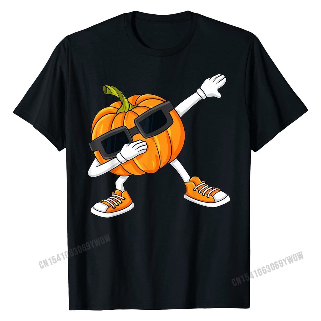 Handsome Haberdashery Halloween Dabbing Pumpkin Thanksgiving Day Tshirt Cotton Tees Design Tshirts