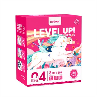 นายอินทร์ Mideer มิเดียร์ Level Up Puzzle - Level 4 Unicorn จิ๊กซอว์ยูนิคอร์นสุดหรรษา