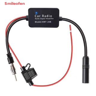 [Smileofen] 12V Car Radio Antenna FM/AM Radio Signal Amplifier Booster Anti-interference Car Antenna Aerials Universal FM Booster Amp 2022 New