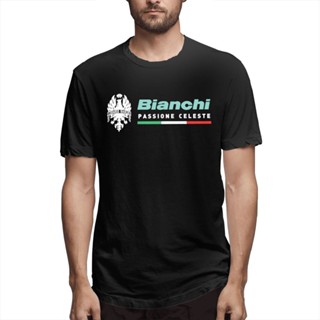 Titili Bianchi Passione Celeste Bike Summer Cotton O-Neck Short Sleeve Mens T Shirt New S-3Xl Birthday Gift