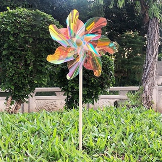 Sunstar Pinwheels กังหันลม สะท้อนแสง ป้องกันดอกไม้ สําหรับตกแต่งสวน สนามหญ้า