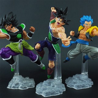 โมเดลฟิกเกอร์ PVC รูปการ์ตูน Dragon Ball Z Broly Gogeta Wukong ขนาด 23 ซม. ของเล่นสําหรับเด็ก