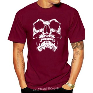 เสื้อยืดผ้าฝ้าย พิมพ์ลาย Skull Biker Gothic Pirate Grunge Verontruste สีดํา สําหรับผู้ชาย 2022 Sm - 3Xl