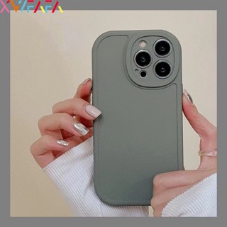 เคสโทรศัพท์มือถือซิลิโคน TPU ทรงสี่เหลี่ยม สีเขียว กันกระแทก สําหรับ Vivo V27 V27E V27Pro V23 V23E V23Pro V25Pro V15 V20Pro S16 S16E S16Pro