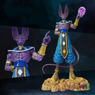 โมเดลฟิกเกอร์ PVC รูปปั้น Dragon Ball Super God Of Destruction Beerus ขนาด 30 ซม. ของเล่นสําหรับเด็ก และผู้ใหญ่