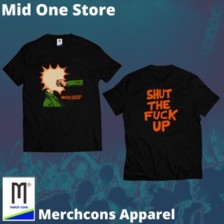 oversize T-shirt Mod141/kaos BAND NECKDEEP STFU ป้ายแท็ก MERCHCONS SIZE Outside/KAOS Music DISTRO S-5XL