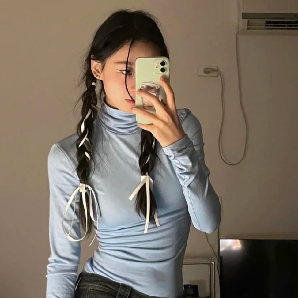 กิ๊บติดผม ริบบิ้นโบว์ สไตล์เกาหลี สําหรับนักเรียนหญิง Y2K - รูปที่ 6