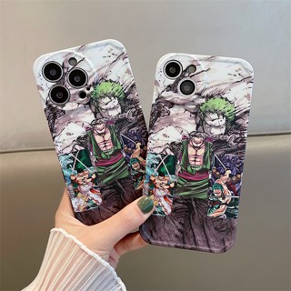 เคสซิลิโคน สำหรับ ไอโฟน iPhone 14 Pro Max iPhone 13 Pro Max iPhone 12 Pro Max iPhone 11 Pro Max Fashion Cartoon Rononoa Zoro โรโนโนอาค่ะ โซโร่ Soft Silicone Case