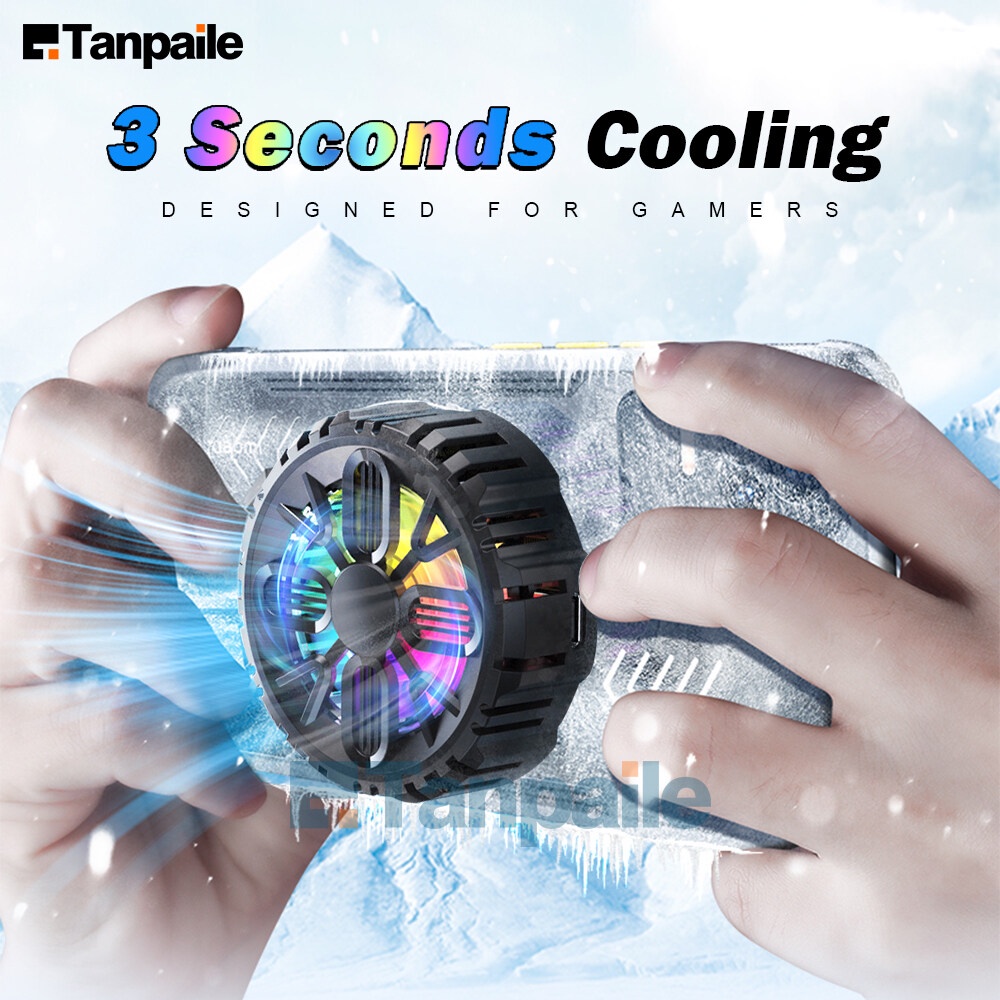 Tanpaile พัดลมระบายความร้อน เซมิคอนดักเตอร์ 10W ขนาดเล็ก สําหรับ iPhone 13 14 xiaomi แท็บเล็ต Switc Samsung ZTE Asus