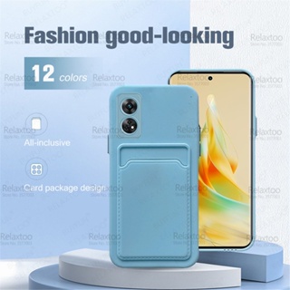 เคสโทรศัพท์มือถือ ซิลิโคนนิ่ม ป้องกันกล้อง พร้อมช่องใส่บัตร สําหรับ Oppo Reno8 T 4G Reno8T 5G Reno 8 T 8T CPH2481 CPH2505