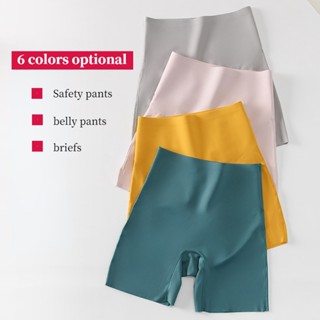 กางเกงขาสั้น ผ้าเรยอน ไร้รอยต่อ เอวสูง เหมาะกับใส่ยกหน้าท้อง…