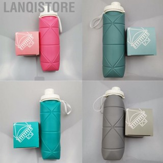 Lanqistore Collapsible Water Bottle Portable Mini Silicone Large Capacity Foldable Bottles for Outdoor Sports