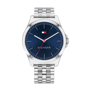 TOMMY HILFIGER รุ่น TH1791713 นาฬิกาข้อมือผู้ชาย สายสแตนเลส สีเงิน หน้าปัด 43 มม.