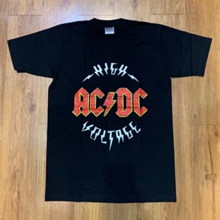 [S-5XL] AC009 เสื้อวงร็อค ACDC เอซีดีซี เสื้อวง เสื้อยืดเอซีดีซี เสื้อวินเทจ