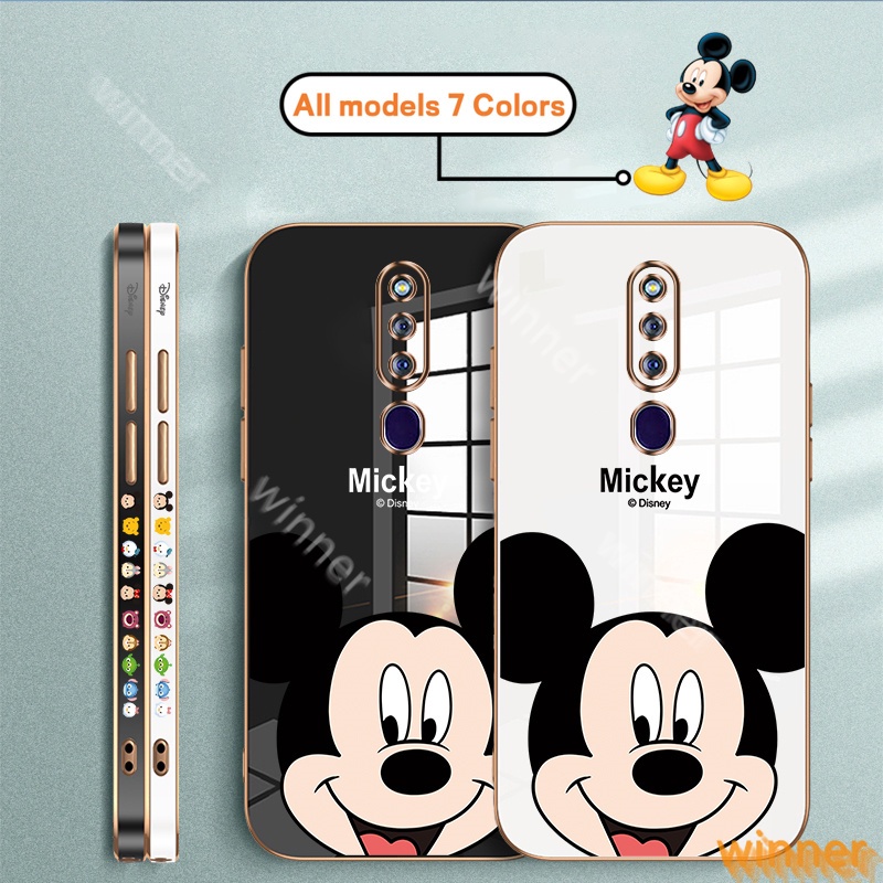 เคส OPPO F11 Pro F11 F9 F7 F5 F1S F9 Pro โทรศัพท์มือถือแบบนิ่ม ลายดิสนีย์ มิกกี้เมาส์ 31AMQ สําหรับ
