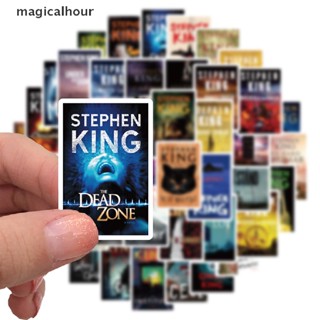 magicalhour^^ 50Pcs Stephen Edwin King Horror Novel Graffiti Sticker Car Guitar Suitcase Laptop Decal DIY Diary Album Fridge Sticker Gift *new