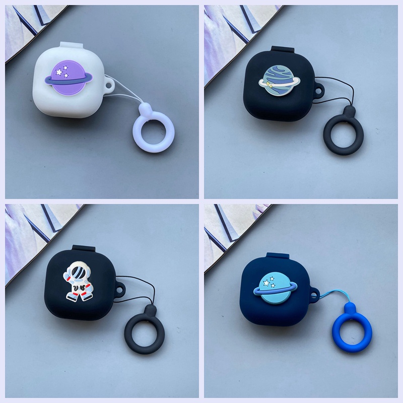 กรณีการ์ตูนสําหรับ QCY Melobuds ANC HT05 กรณีเชือก Anti-lost ซิลิโคนป้องกันหูฟังสําหรับ Qcy Ht05 ฝาค