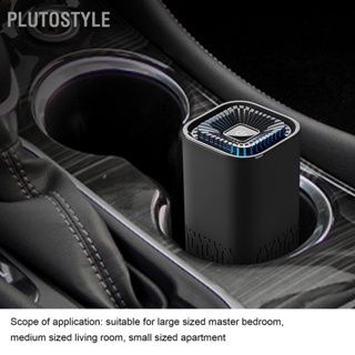 PLUTOSTYLE เครื่องฟอกอากาศในรถยนต์ Tower Duct Double Inlet Design สามมิติหมุนเวียนแหล่งจ่ายไฟ USB 5V 260mA Black Purifying เครื่องมือ